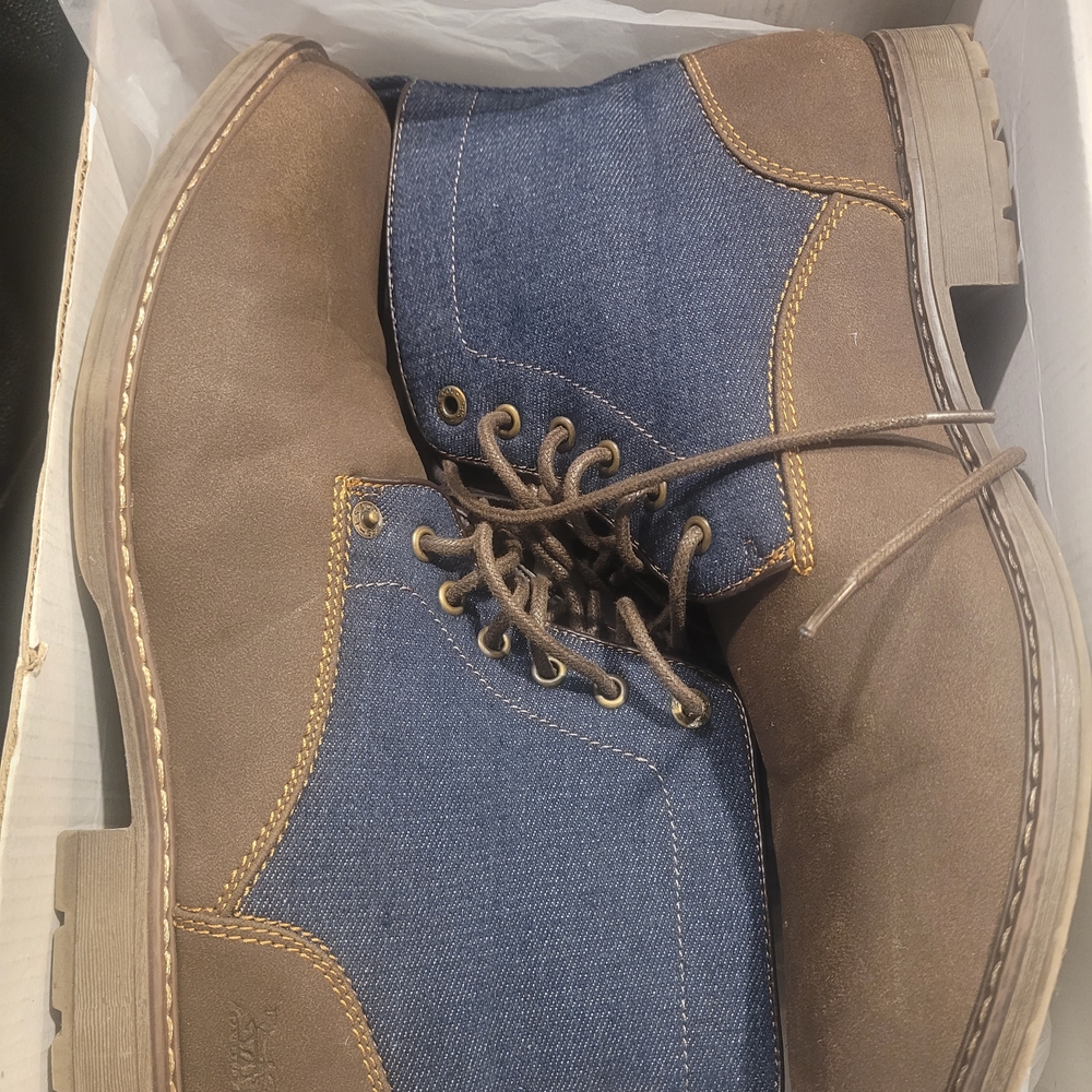 Levi's Brown and Blue Chukka Boots